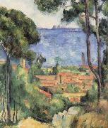 Paul Cezanne Vue sur I Estaque et le chateau d'lf oil